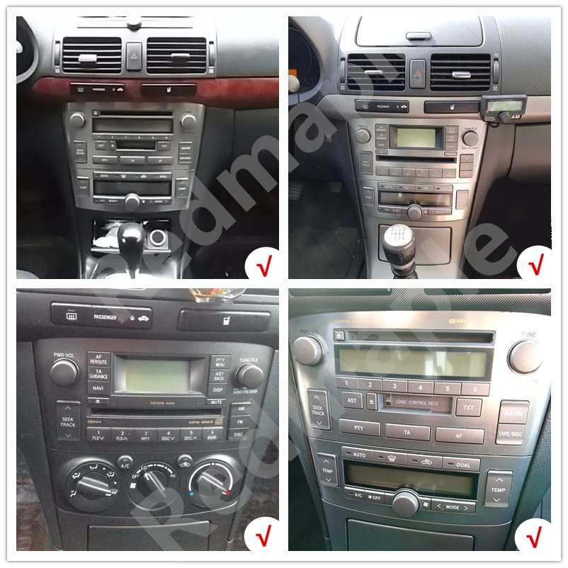 4G ram Android 9,0 автомобильное радио gps Мультимедиа Стерео dvd-плеер для Toyota Avensis T25 2003-2008 Авто Аудио навигация головное устройство