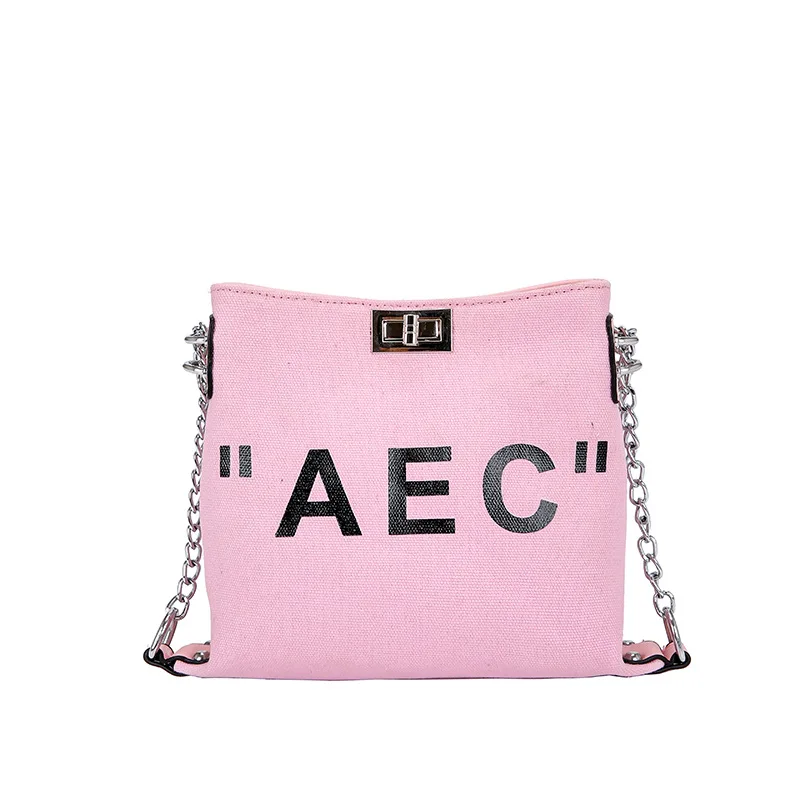 Холст лето маленькая сумка 2018 Новинка для женщин Волна Корейская версия диких