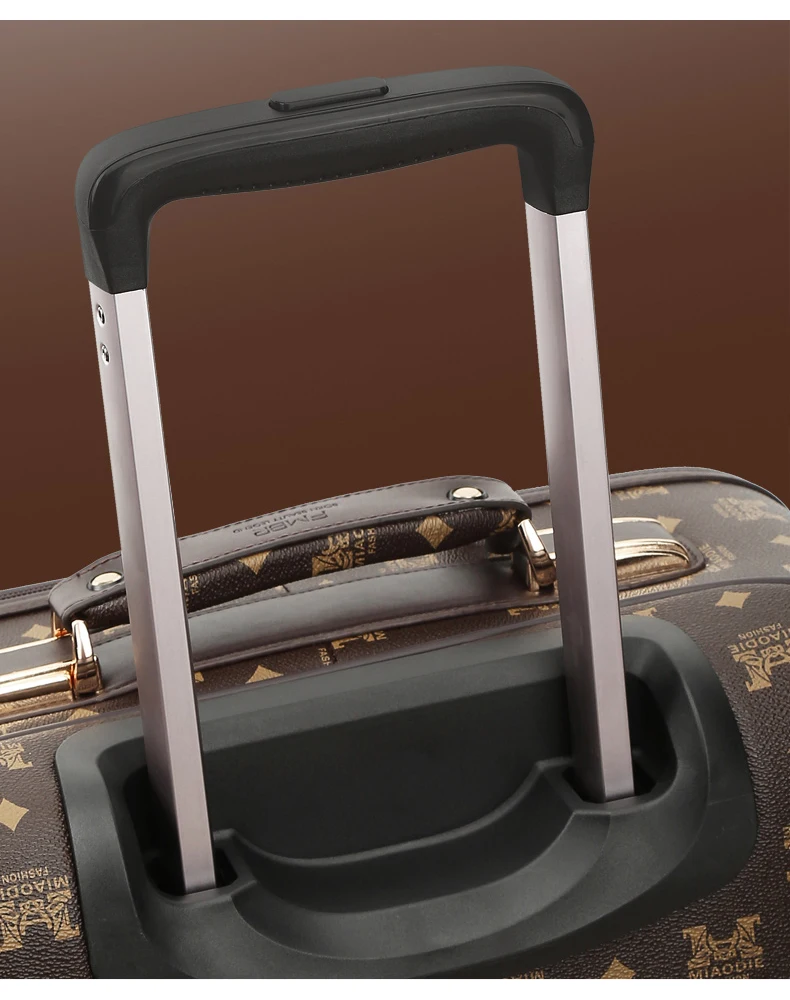 New 16 20 24 inch Retro koffer Rolling Suitcases Women Carry-Ons Travel Bags Men spinner brand Trolley Luggage boarding box