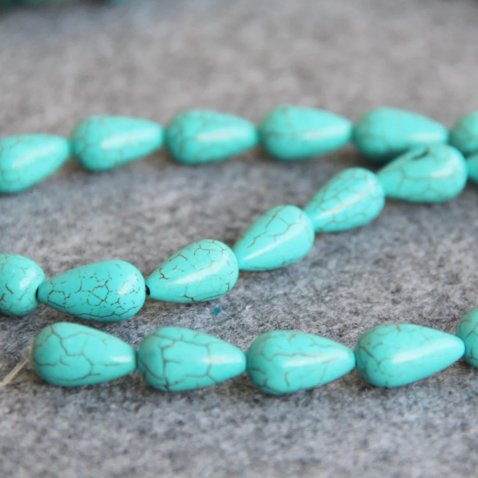 Модные 7*15 мм Подвески натуральная реальная реальность Howlite сделай сам свободный