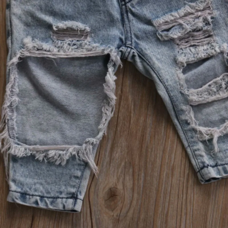 3 шт. детские джинсовые брюки и повязка на голову | Мать ребенок