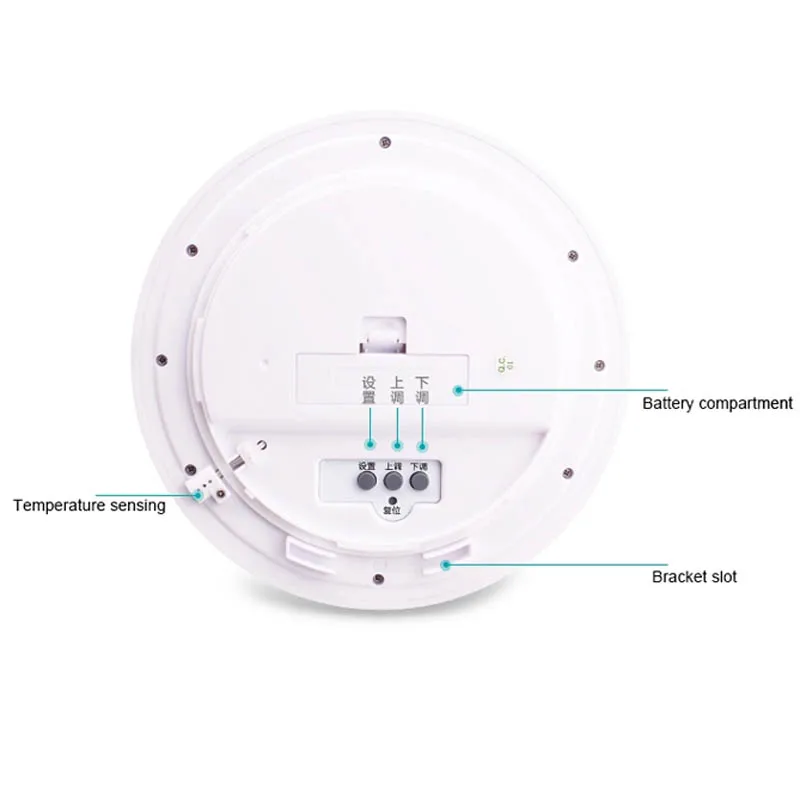 Новый светодиодный цифровой электрический водостойкий настенные часы для