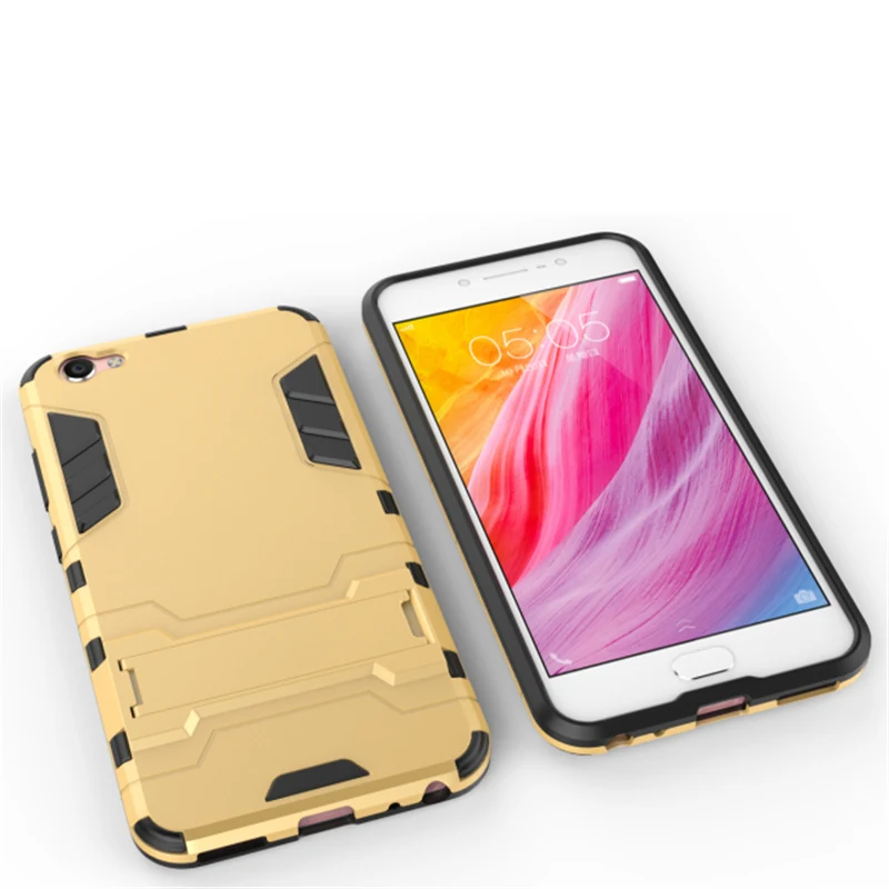 Чехол VIVO V5! Мягкий силиконовый + PC жесткий бронированный чехол для BBK V5 Y67