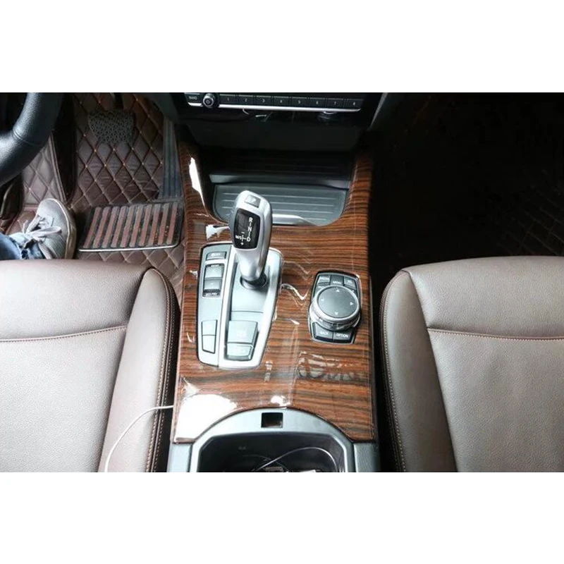 Для BMW X3 F25 2011 2017 & X4 F26 2015 древесины Цвет панель для рычага переключения передач