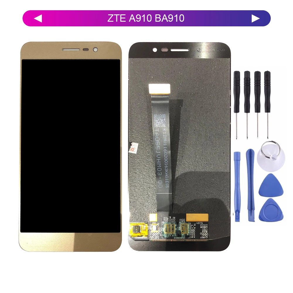 Протестировано для zte Blade A910 BA910 ЖК-дисплей дигитайзер панель сенсорного экрана в сборе+ Бесплатные инструменты