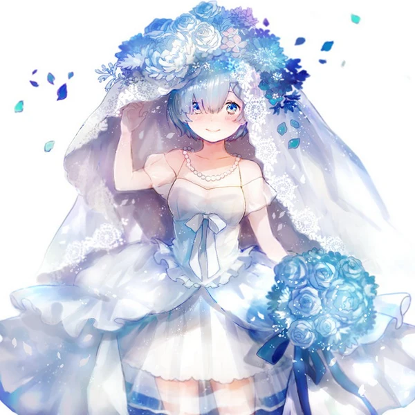 Окт. Домашний текстиль Re:ZERO Аниме Rem свадебное платье односторонняя Двусторонняя