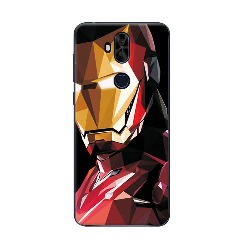 Charming Marvel Hero Captain America Phone Case For Asus ZC600KL Spiderman Iron Man Soft TPU Zenfone 5 Lite |