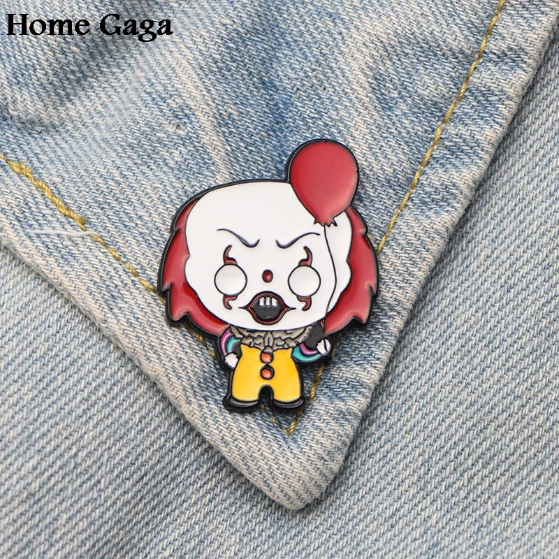 Homegaga клоун из цинкового сплава Галстуки значки para рубашка сумка одежда рюкзак