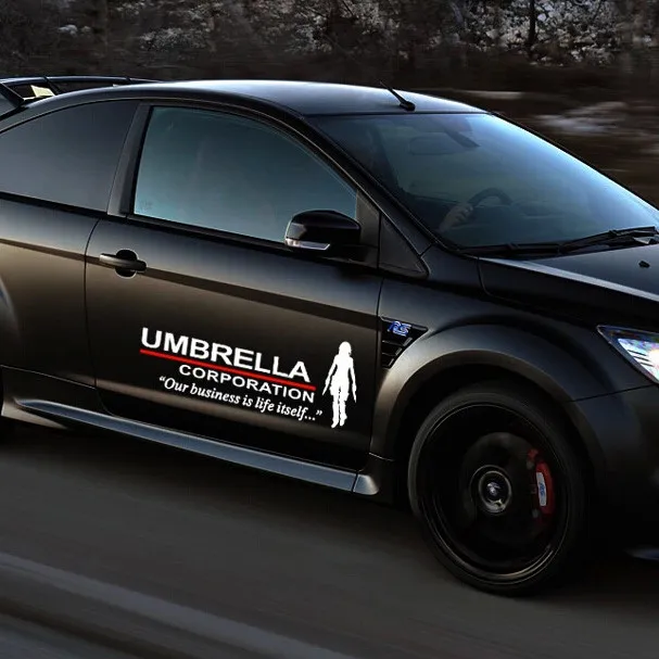 Автомобильные наклейки 2 шт зонтик корпорация Алиса красота Креативные