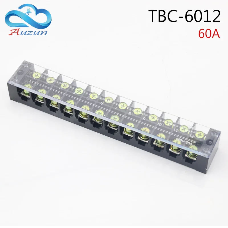 TBC 6012 клеммные блоки фиксированные клеммы высоковольтные 60A 12P медные