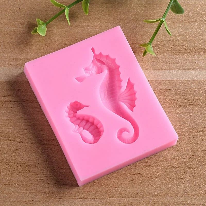 Sea Horse силиконовые формы для мастики сахарные украшения Кондитерские торта
