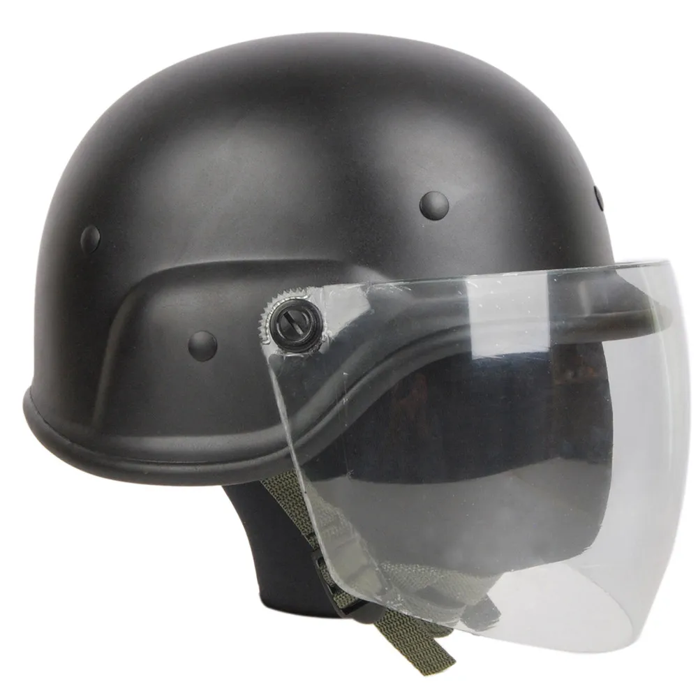 Airsoft Tactical Army M88 Helmet USMC Shooting Classic Protective PASGT Helmet with Clear Visor Military Hunting M88 Helmet