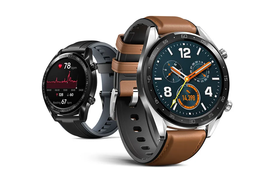 Оригинальные Смарт-часы HuaWei GT, спортивные часы AMOLED, цветной экран, отчет о Heartrate, gps, для плавания, бега, велоспорта, сна, монитор, часы