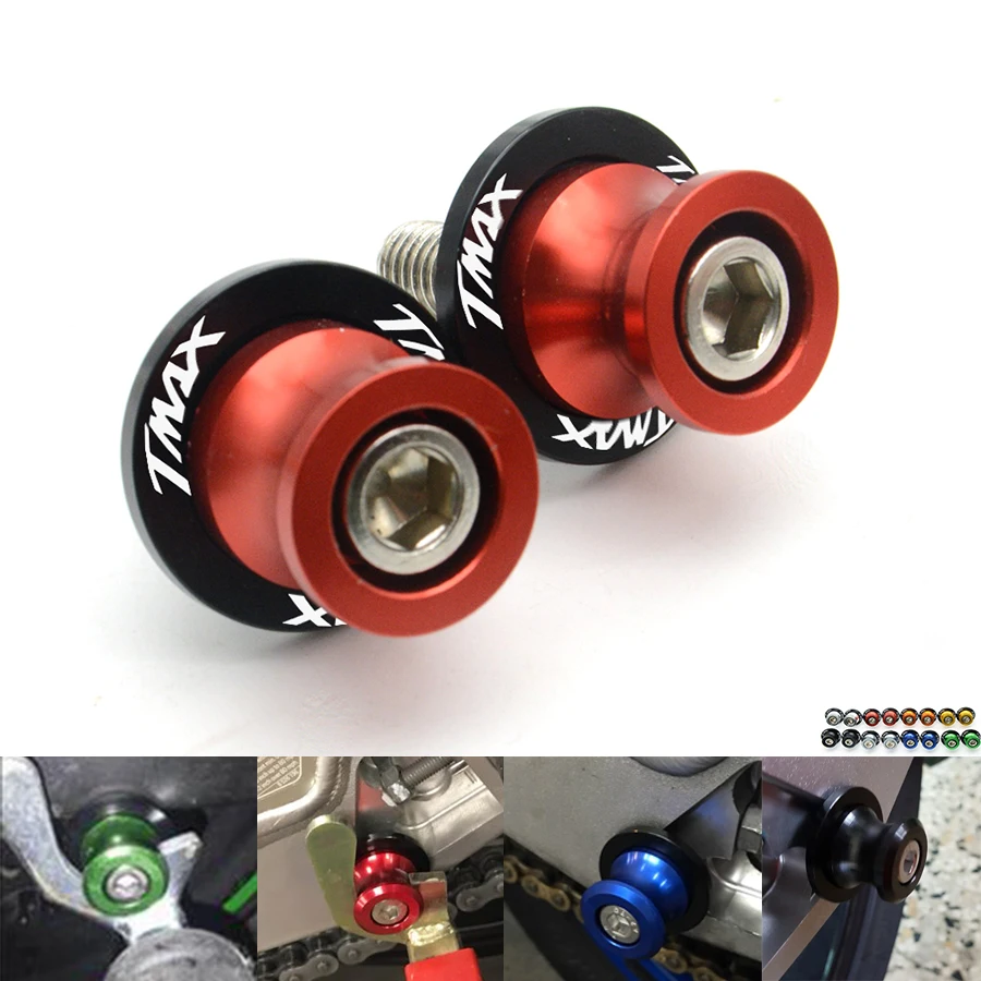 

tmax 500 530 universal Motorcycle Accessories Aluminum Swingarm Spools Slider Stand Screws for TMAX 530 T-MAX 500 so on all year