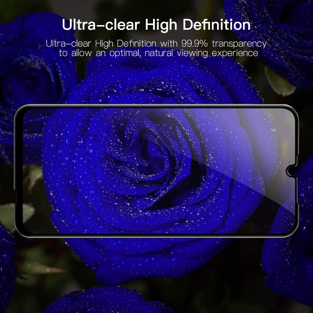 9D полное покрытие экрана протектор для HuaWei Honor 7 8 9 10 lite закаленное стекло 8A 8X 9i 9N 10i