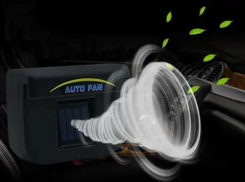 Solar Powered Car Window Air Vent Ventilator Mini Air Conditioner Cool Fan Air-conditioning Installation For RV Caravan Van