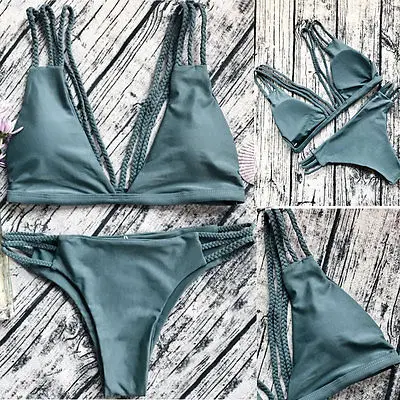 Купальник-бикини женский купальник женское бикини 2019 с высокой талией