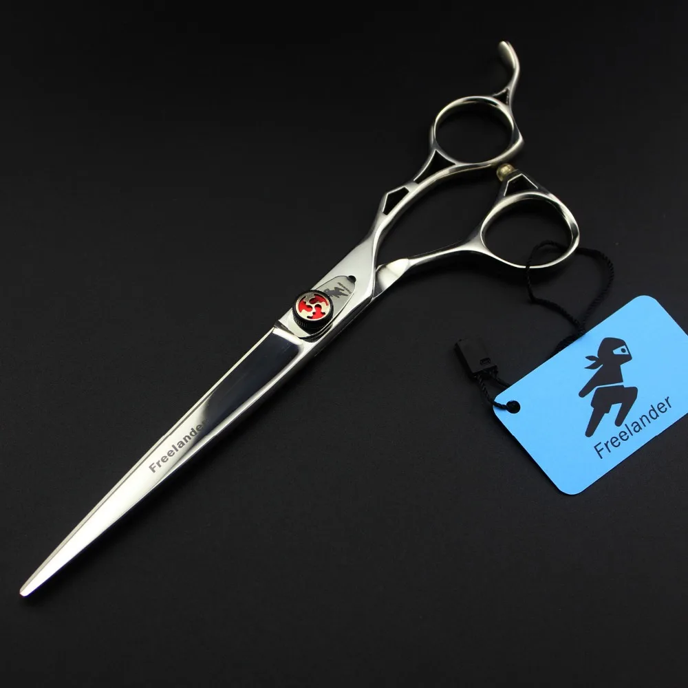 

Freelander Professional 7.0" Pet Grooming Cutting Scissors - Straight Shears - Hollowed-out Handle Design Japanese 440C