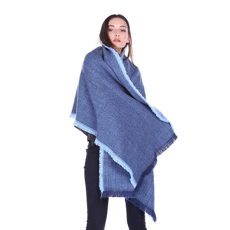 

Winter Women Scarf Stole Plaid Scarves Ladies Pashmina Women Classic Neckerchief Shawls and Scarves