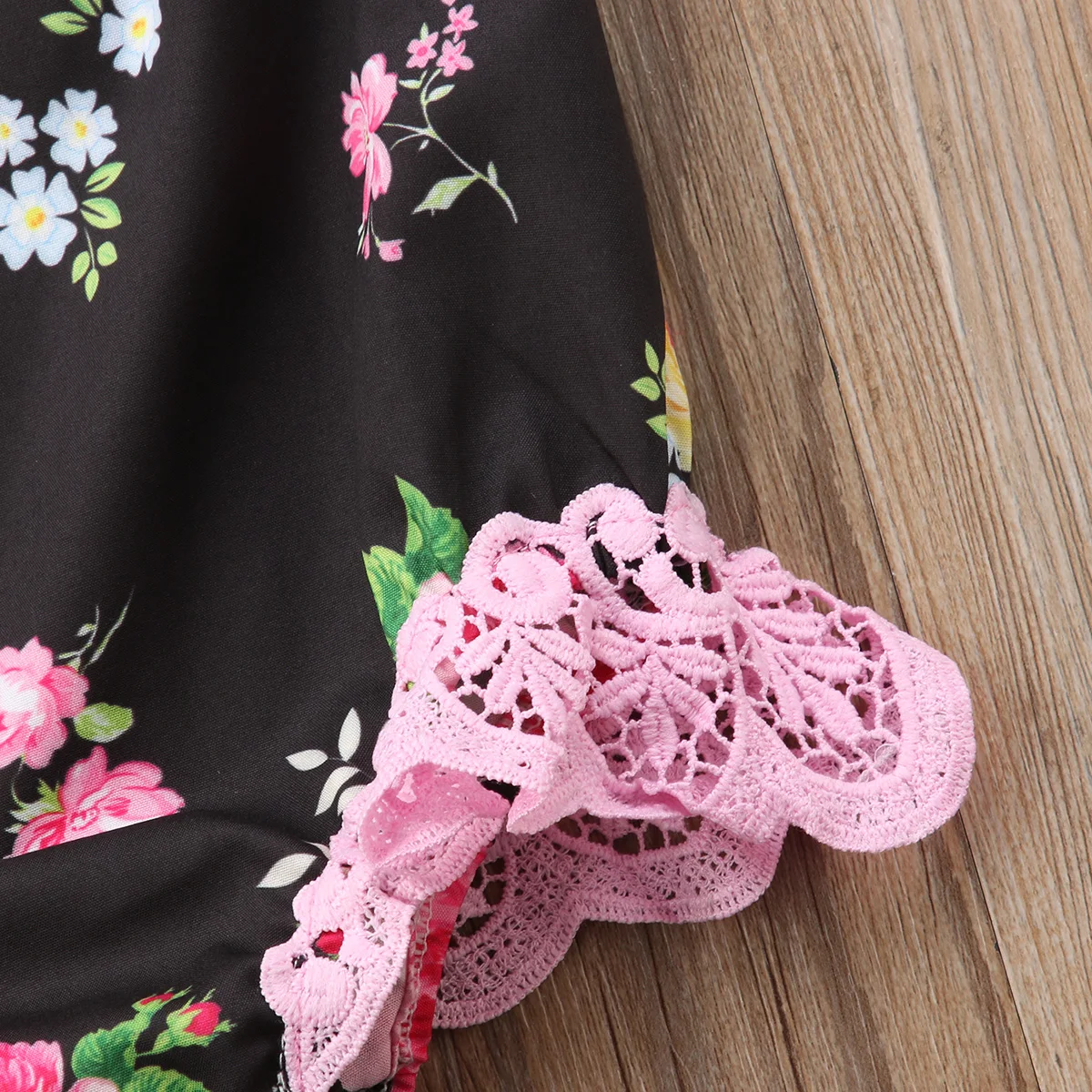 2018 новая модная одежда для новорожденных девочек Кружевное боди с цветочным