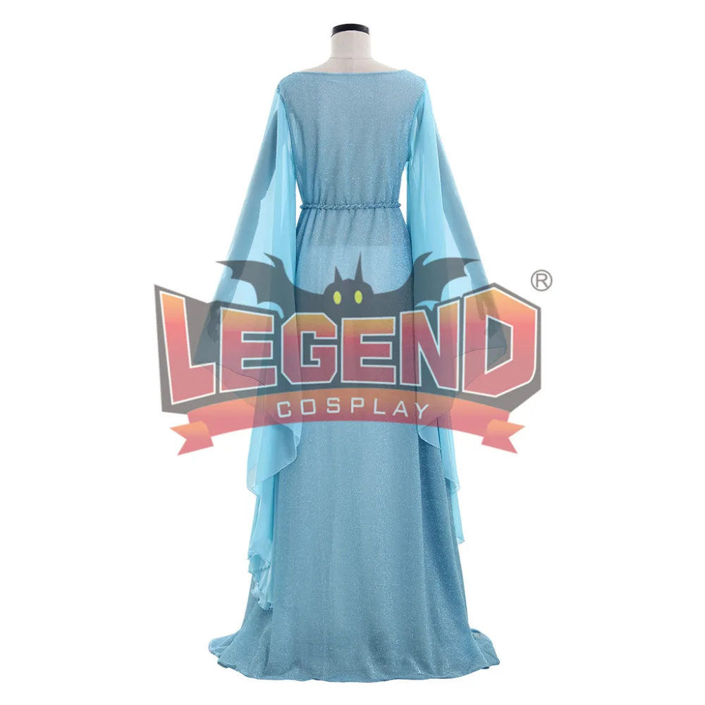Blue Fairy Princess Dress Costume for Halloween Carnival Costume Cosplay Women image 5