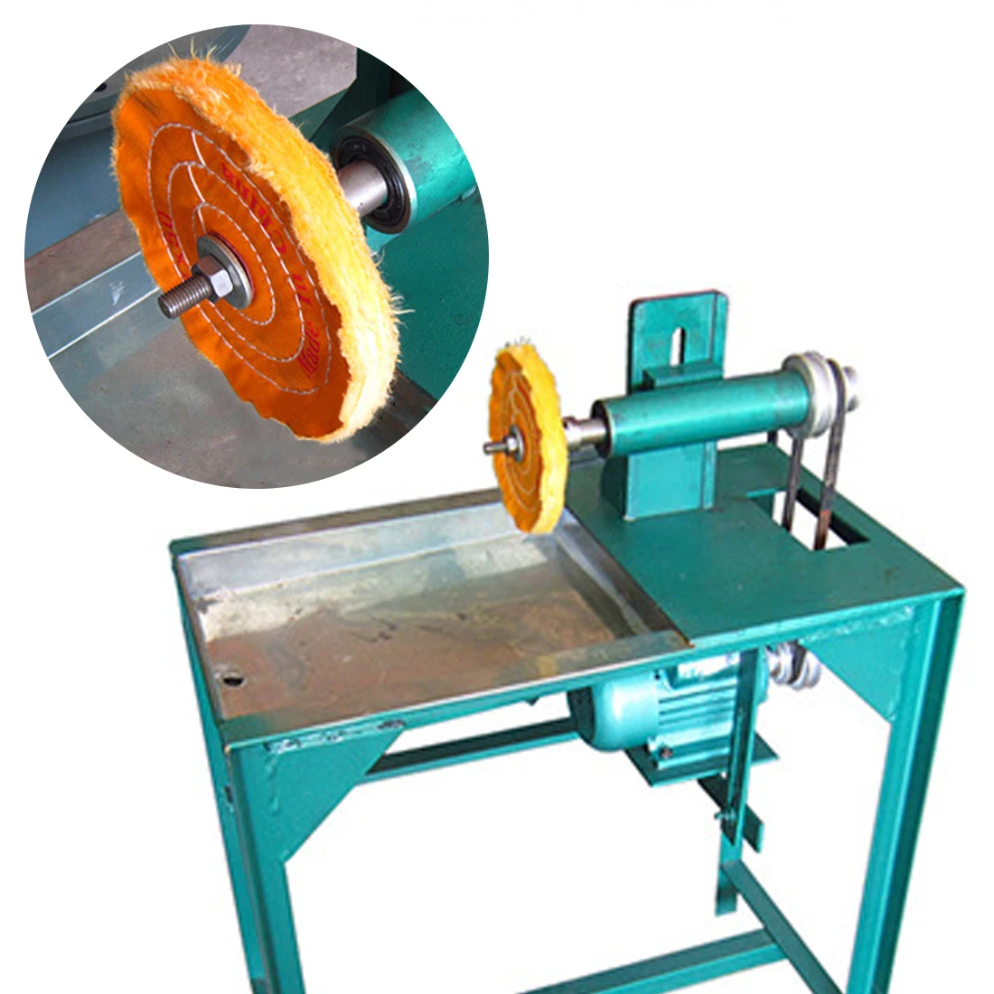 

White/Yellow Cotton Lint Cloth Buffing Wheel 4"-12" Gold Silver Jewelry Mirror Polishing Wheel 12mm Inner Hole 50 Layers