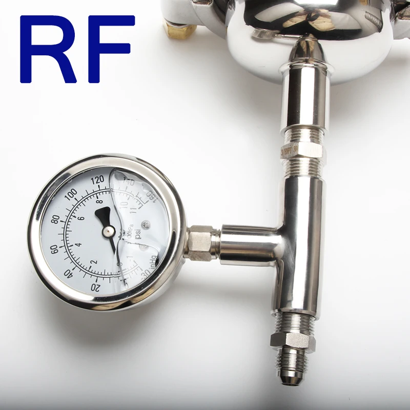 RF 4x24 дюйма SS304 санитарная нержавеющая сталь осушитель фильтра молекулярного