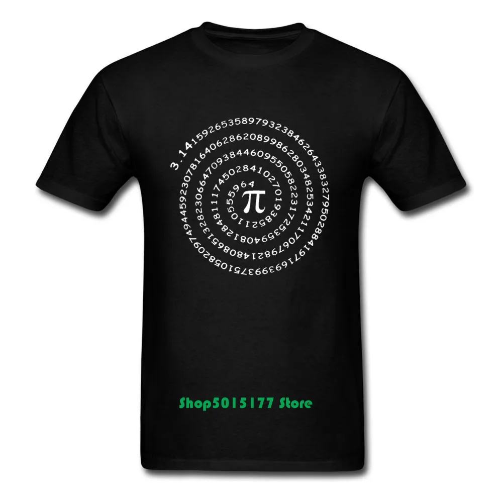 Модная футболка с математической формулой Pi Number Мужская свободная теорией