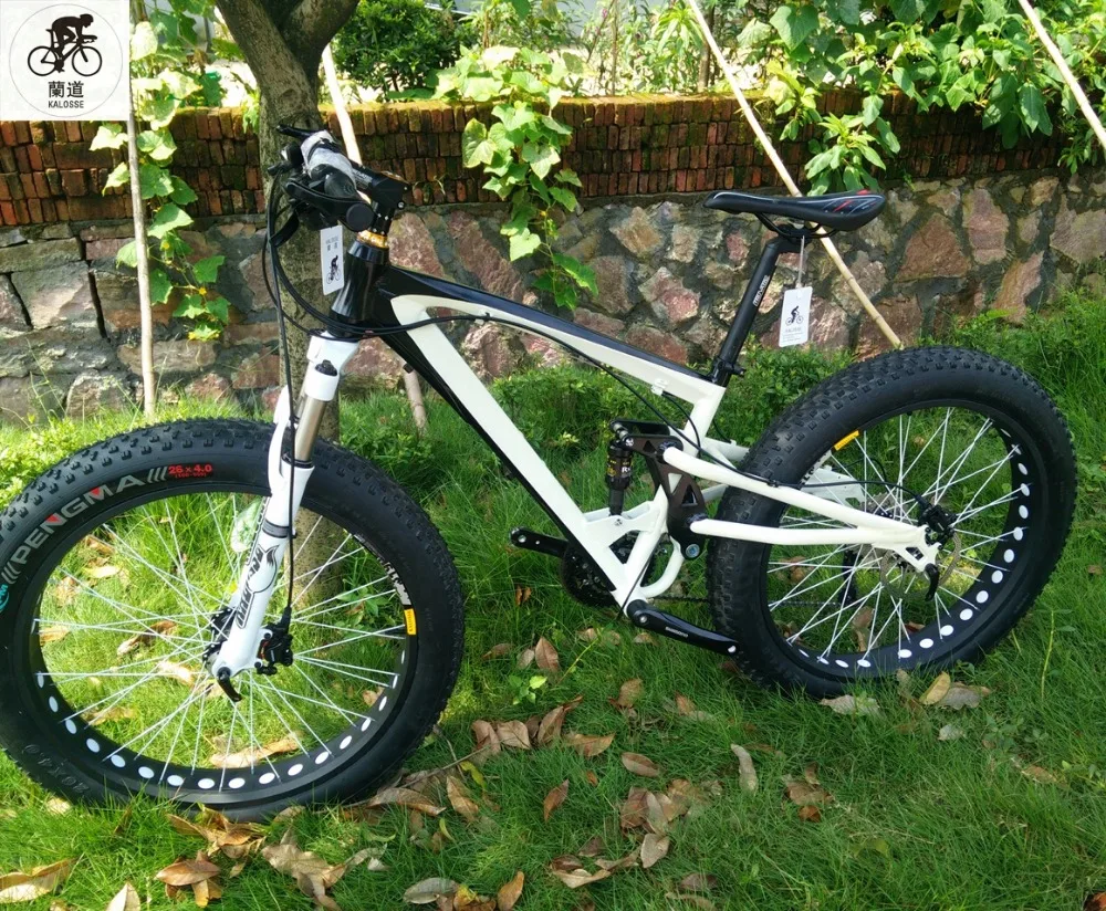 Горный велосипед Kalosse с гидравлическими тормозами размер колес 26*4 0 скорость 24/27/30