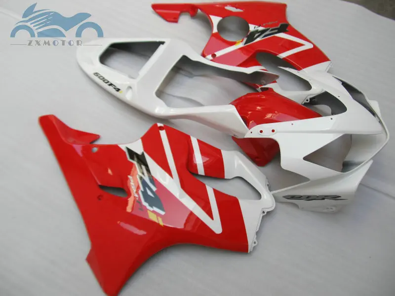 Комплект обтекателей из АБС-пластика для CBR 600F4i белый красный обтекатель