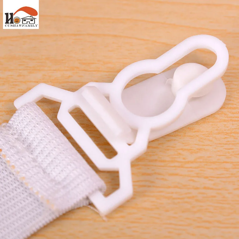 CUSHAWFAMILY 4 pcs Multipurpose Adjustable Bed Sheet Cord Hook Loop Strap Fasteners Mattress Elastic Holder Clip Grippers Tool | Дом и сад