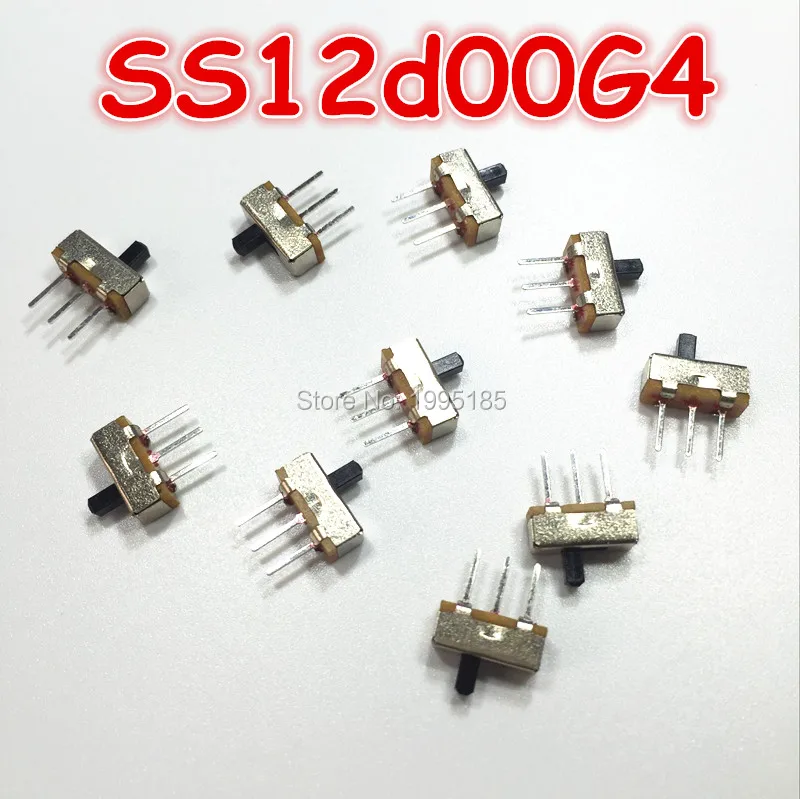 Высококачественный рычажный переключатель SS12d00G4 20 шт./лот Длина ручки: 4 мм для