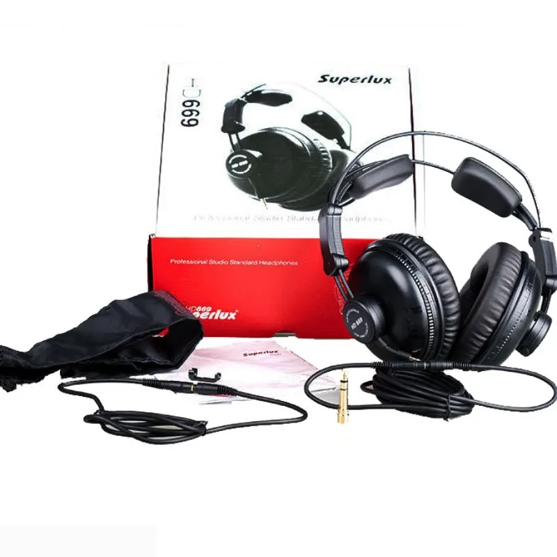 Superlux HD669 высококачественные наушники с шумоподавлением закрытые динамические