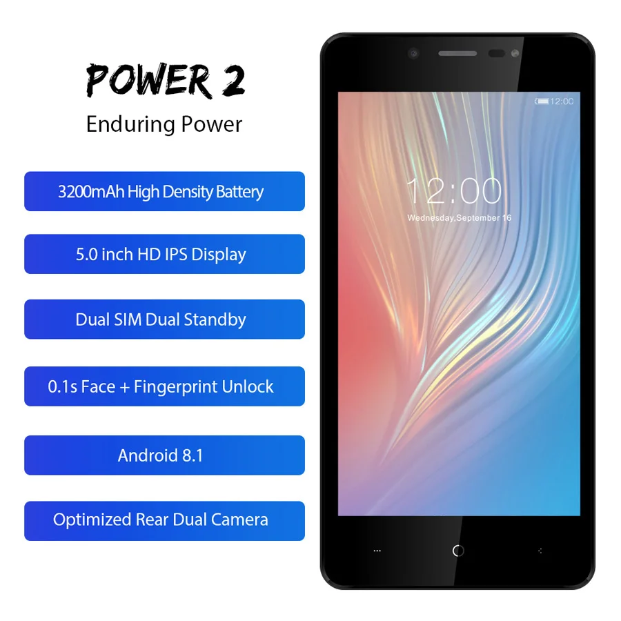 Оригинальный LEAGOO POWER 2 Мобильный телефон 5 0 &quot ВЫСОКАЯ ЧЁТКОСТЬ IPS Гб Оперативная