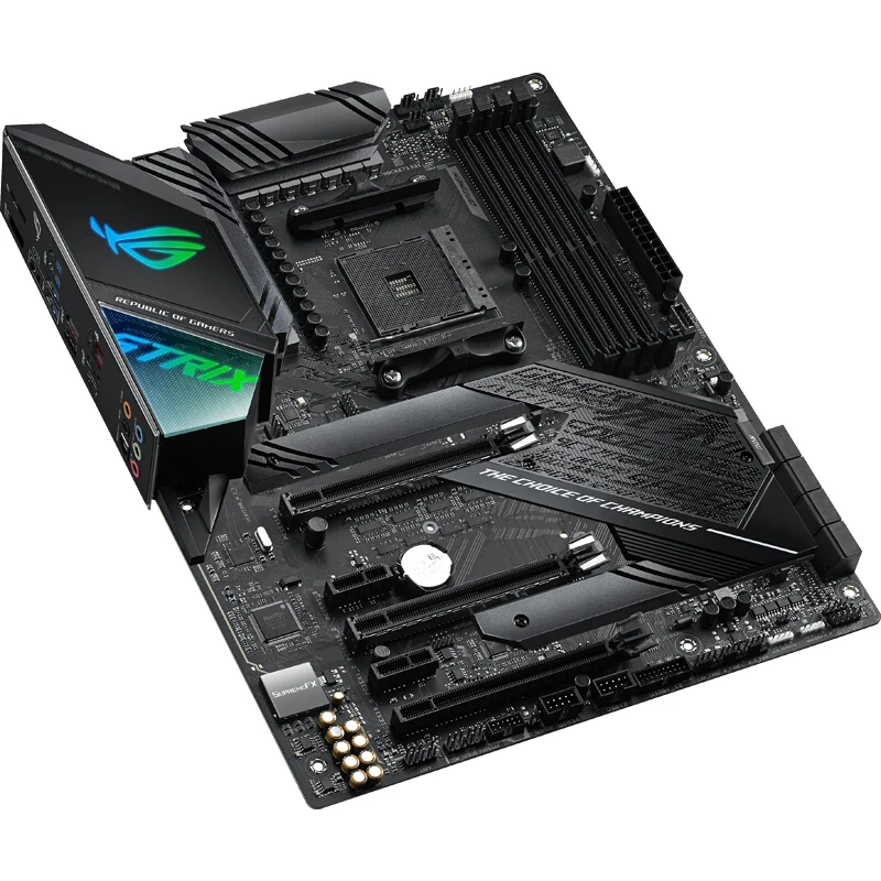 ASUS ROG STRIX X570-F игровая материнская плата + R7 3700X/R7 3800X/R9 3900X CPU набор ЦП | Компьютеры и