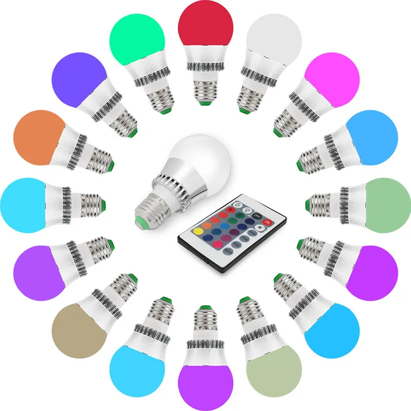AKDSteel уникальная красочная сменная RGB Светодиодная лампа для рождественского