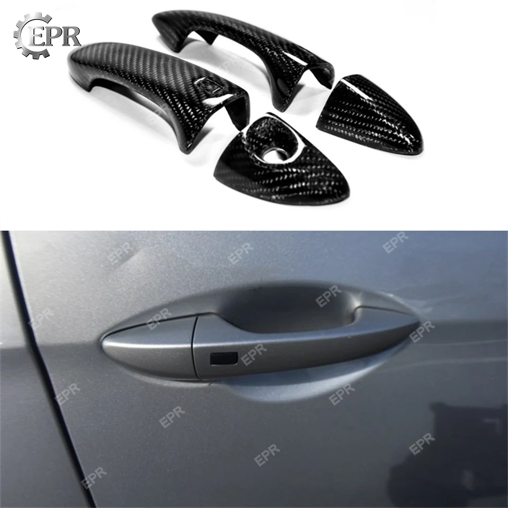 Углеродная ручка двери для Hyundai Veloster углеродное волокно Outter (только турбо)
