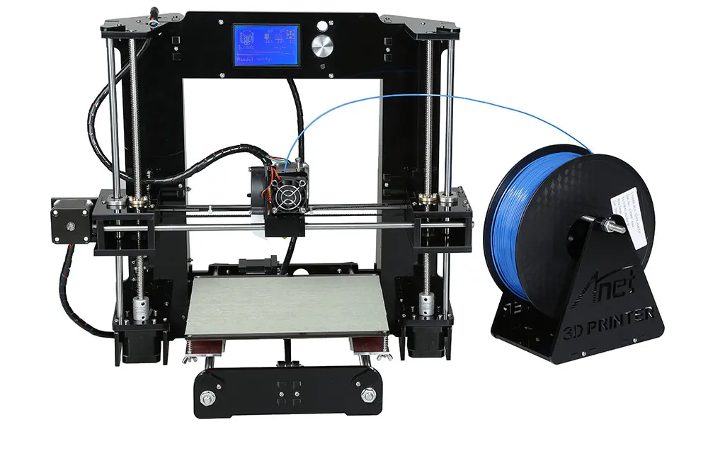 Обновленный Anet A6 настольный 3d принтер 12864 большой ЖК высокой точности офлайн печати 3D DIY Kit принтер 200*200*240 мм