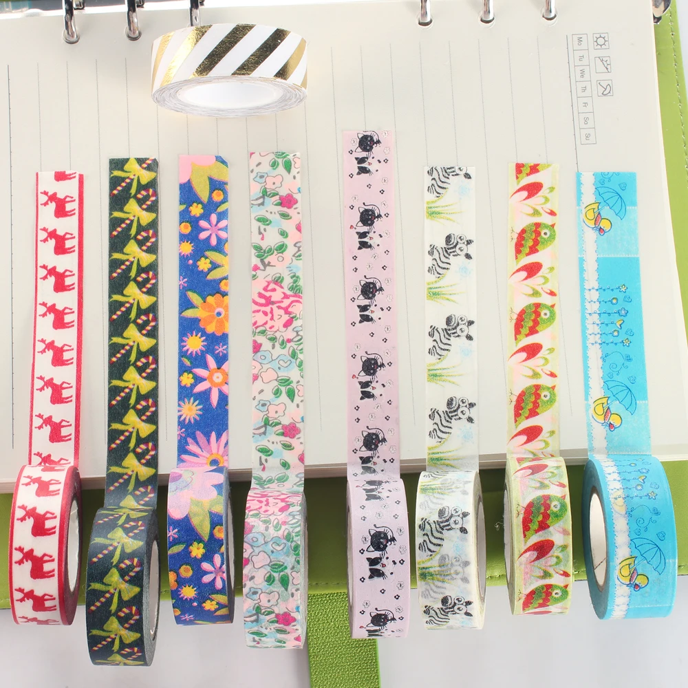 Новинка японская декоративная клейкая лента для дневника канцелярские