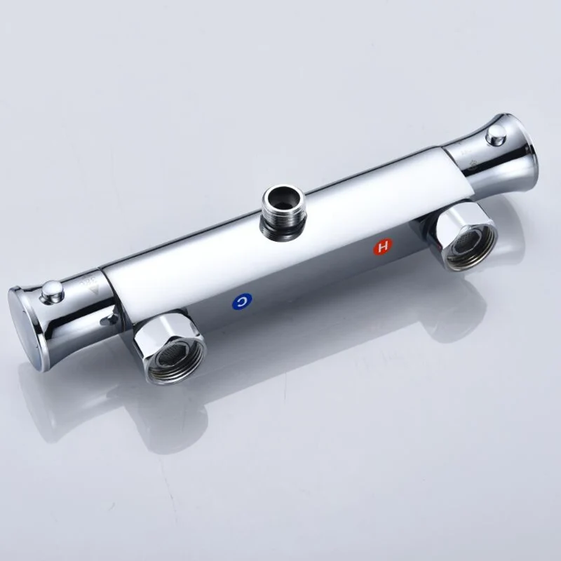 Термостатический смеситель для душа двусторонний кран горячей и холодной воды