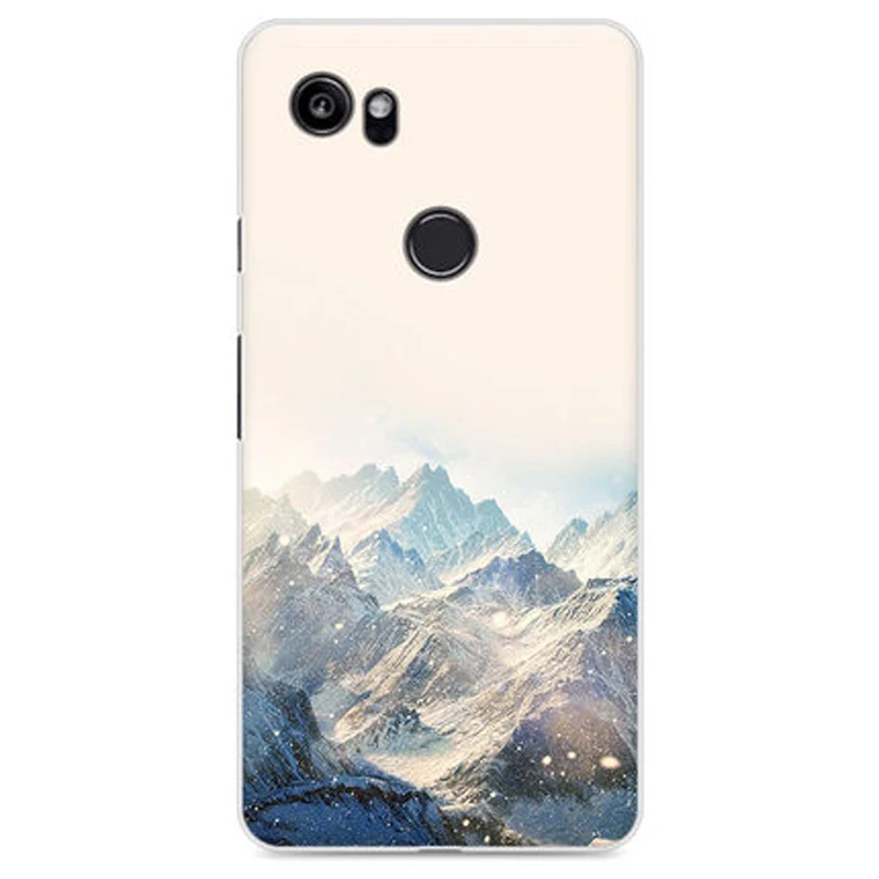 Чехол для Google Pixel 2 XL мягкий силиконовый чехол с рисунком телефона 2XL Pixel2XL защитный