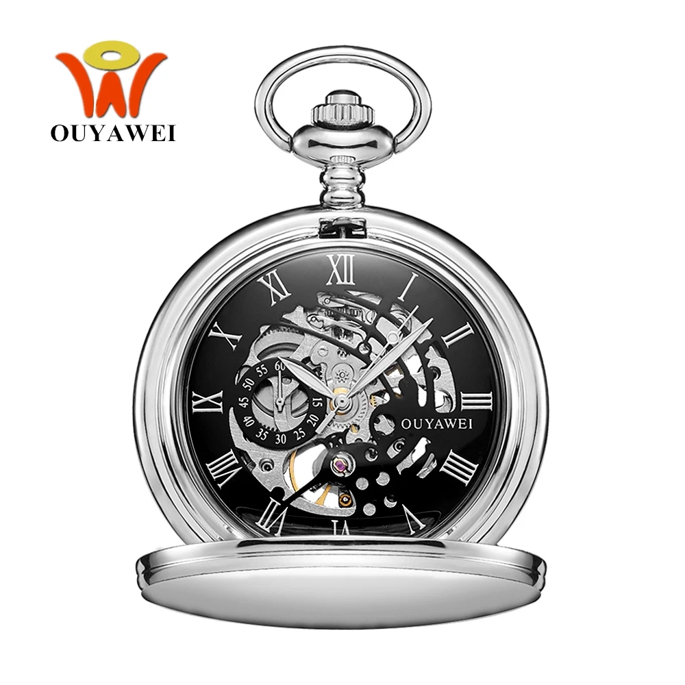 Новые брендовые механические наручные часы OUYAWEI мужские Модные Роскошные