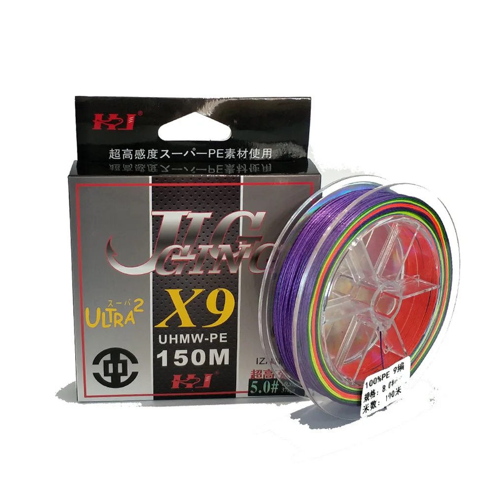 FishingLife 150M 9 strands Multifilament super Strong braided Fishing Line PE carp cord accessories 10-140LB | Спорт и развлечения