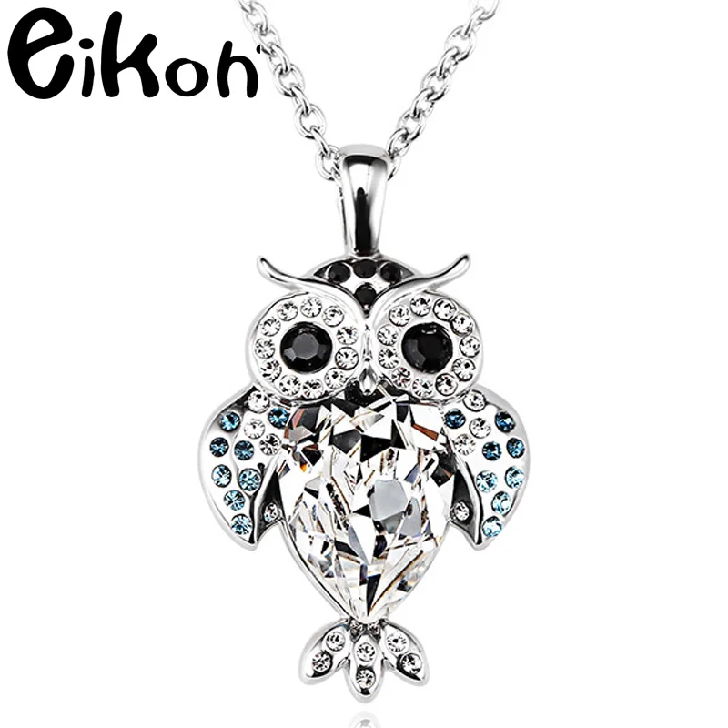 Eikoh Сова Ожерелье Ювелирные Изделия Аксессуар Белого Золота Цвет Boho Длинные