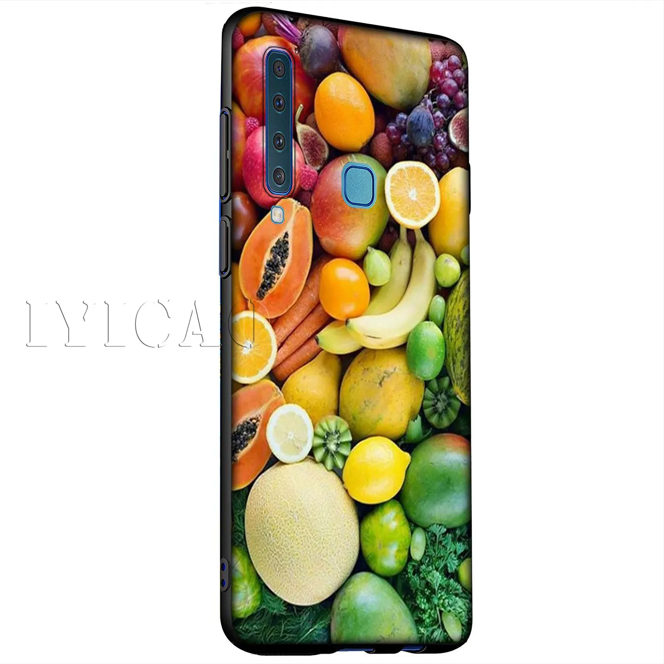 IYICAO Fresh summer fruit Silicone Soft Case for Samsung Galaxy A6 Plus A9 A8 A7 2018 A3 A5 2016 2017 Note 9 8 |