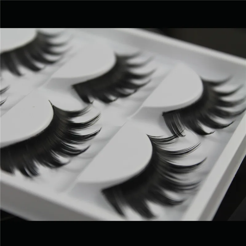 Накладные ресницы 5 пар густые для макияжа полноразмерные наращивания накладные