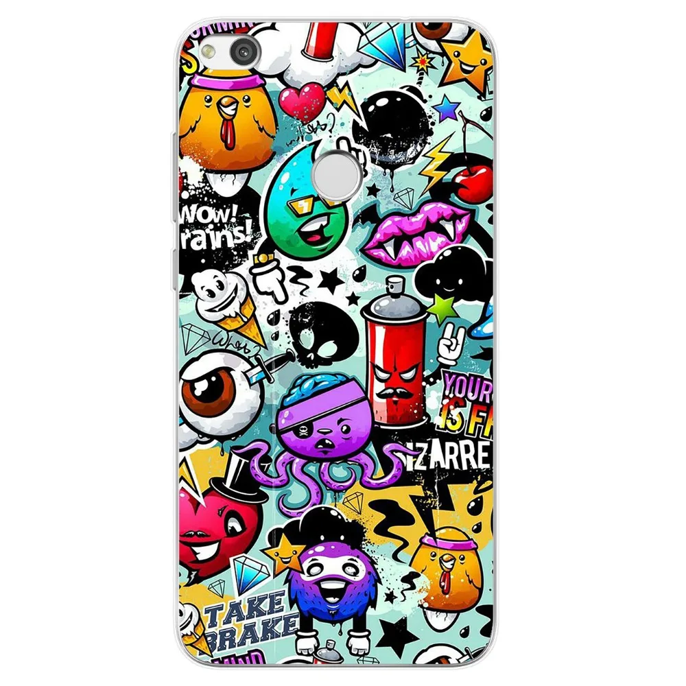 Чехол для Huawei P 8 9 10 20 Lite 2016 2017 чехол окрашенный Мягкий силиконовый P9 P8 P10 P20 |