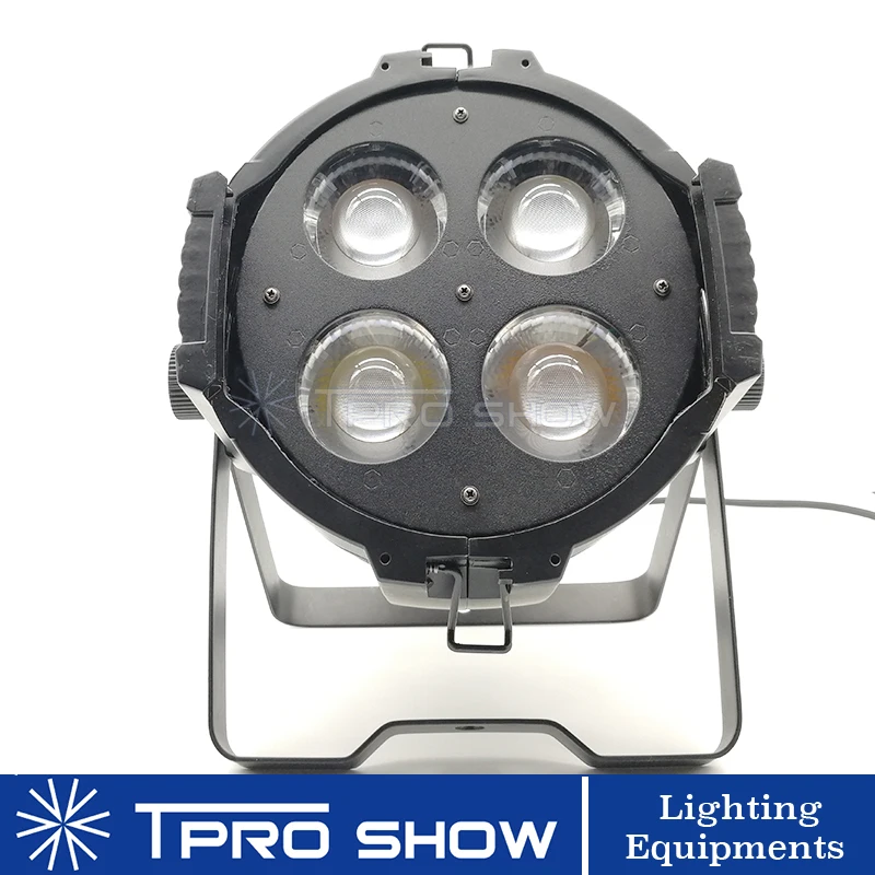 LED PAR COB 4x25 Вт белый цвет регулируемый DMX 512 100 Точечный светильник с затемнением
