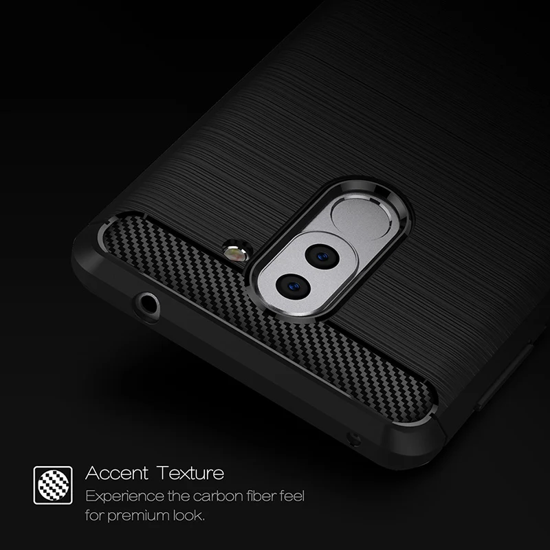 For Huawei Honor 6x Case Silicone TPU Soft Carbon Fiber Anti Knock Cover Mate 9 Lite Mobile Phone Accessories |