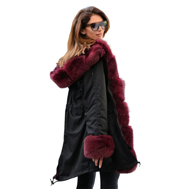 Куртка женская с капюшоном теплая хлопковая повседневная на зиму U-SWEAR | Женская